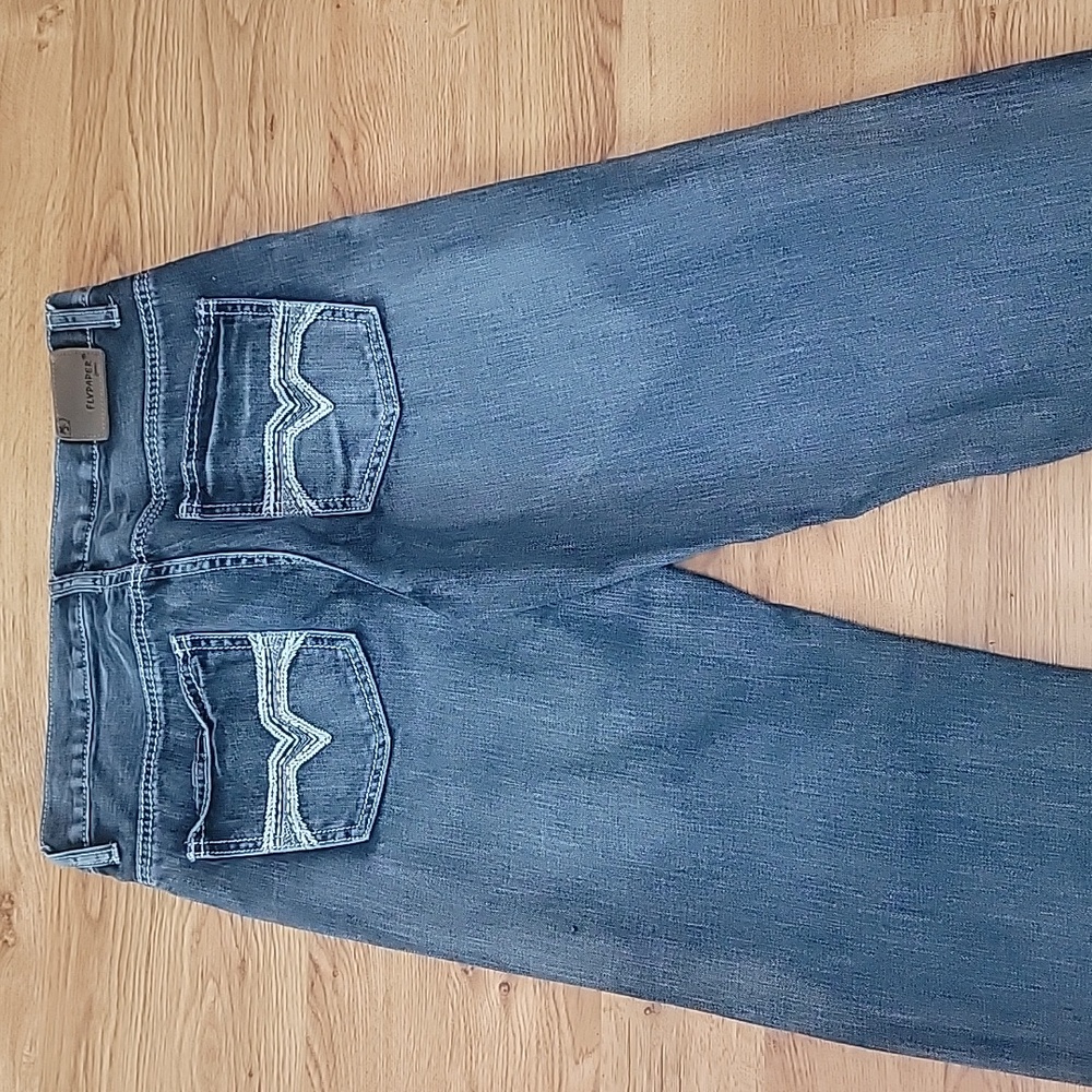 (Boys) Flypaper Straight Leg Blue Jeans Size 18 - Picture 7 of 11